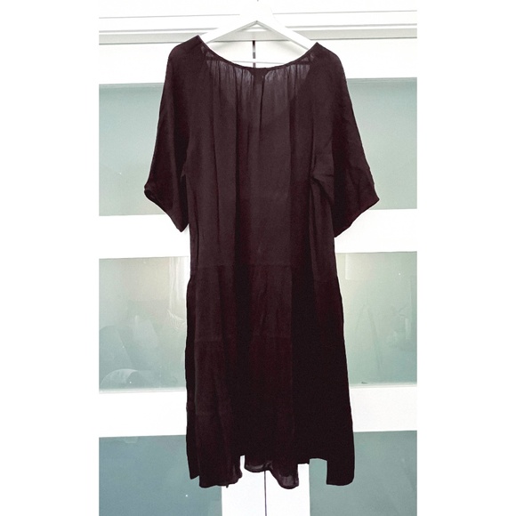 RW & CO.  |  Tiered, sleeve Midi Dress - Picture 2 of 5